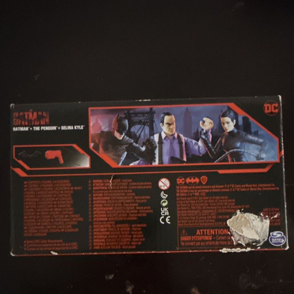 Spin Master Batman Action Figure Collection - Batman, Penguin, Selina Kyle - Picture 3 of 3
